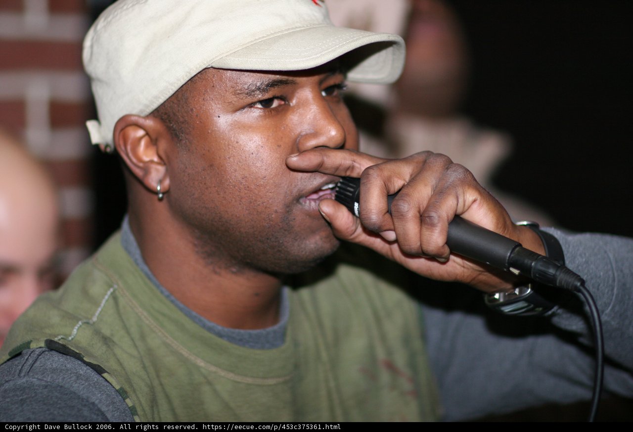 Steve J on stage