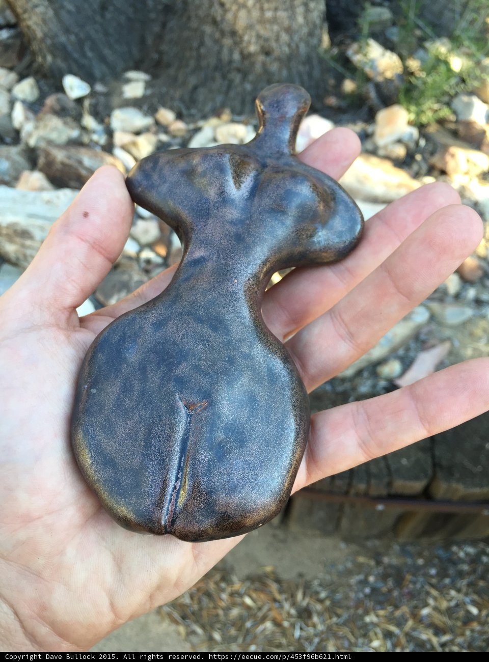 Ceramic Woman in the Hand