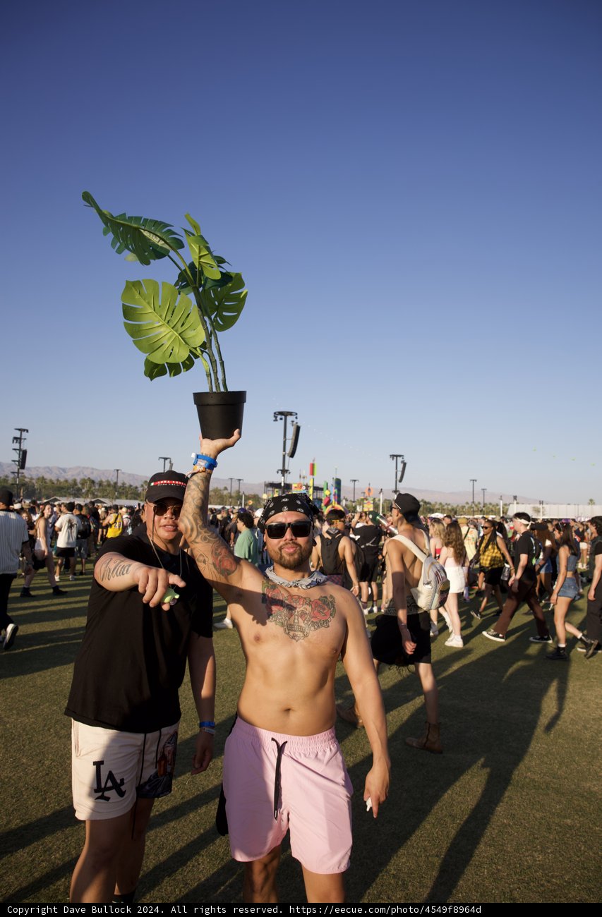 Botanical Beats: A Unique Moment at Coachella 2024