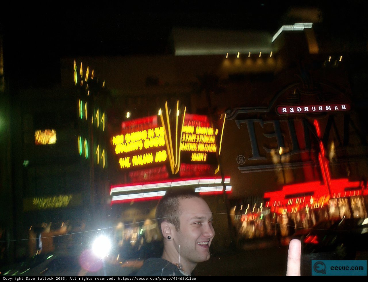 Selfie in front of the City Lights