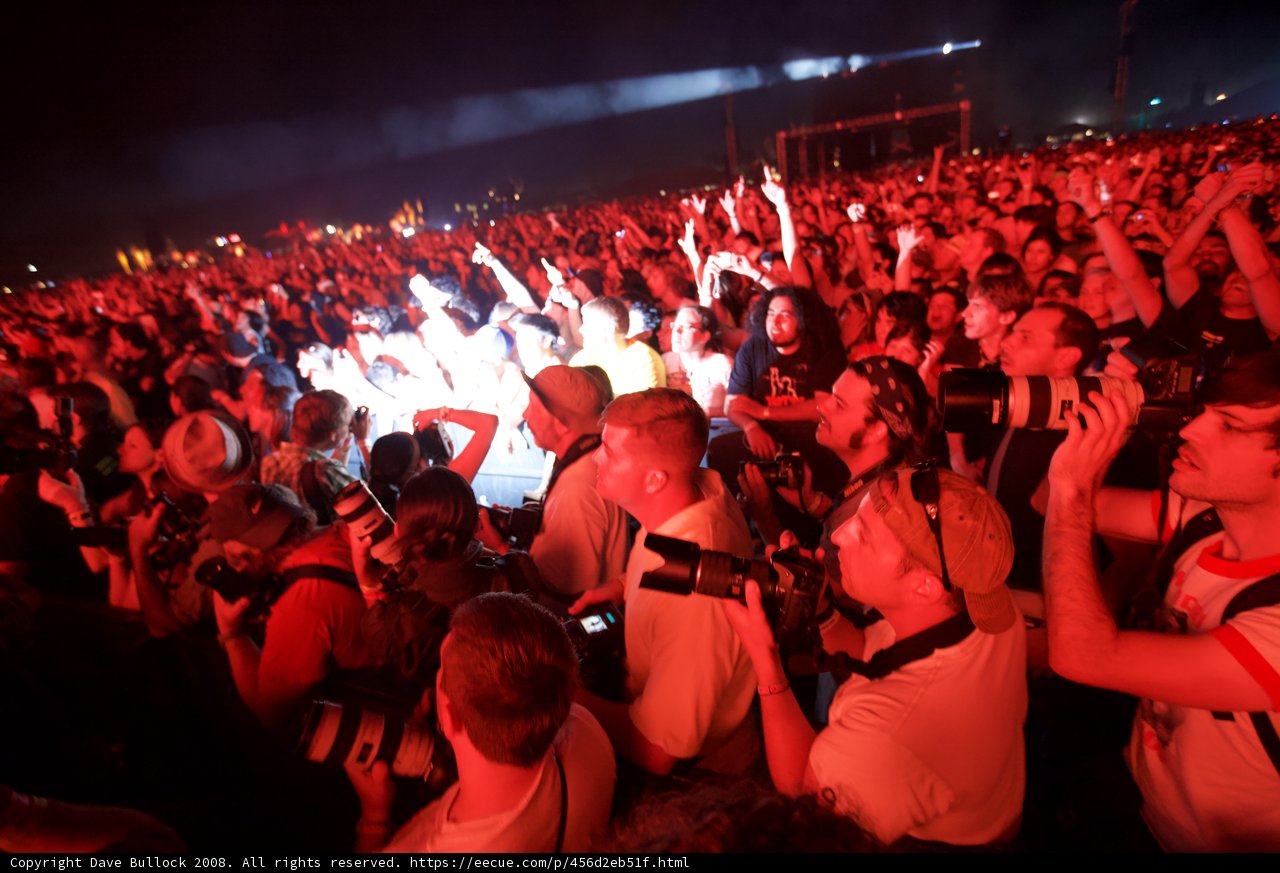 A Sea of Hands at Coachella 2008