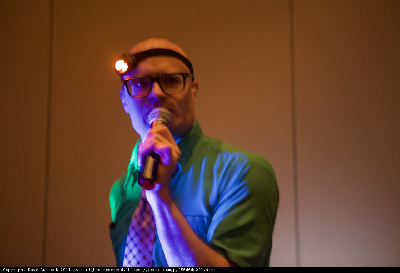 Singing Solo with a Light-Up Headband
