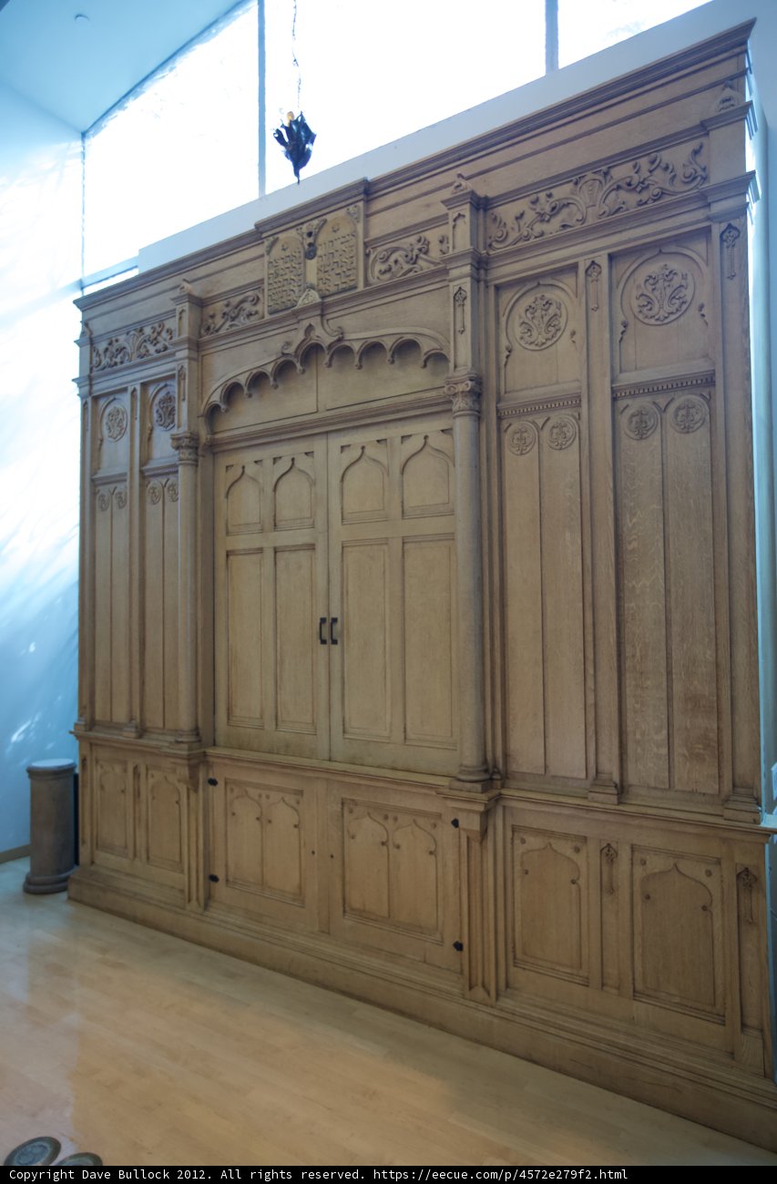 The Grand Wooden Sideboard with a Window