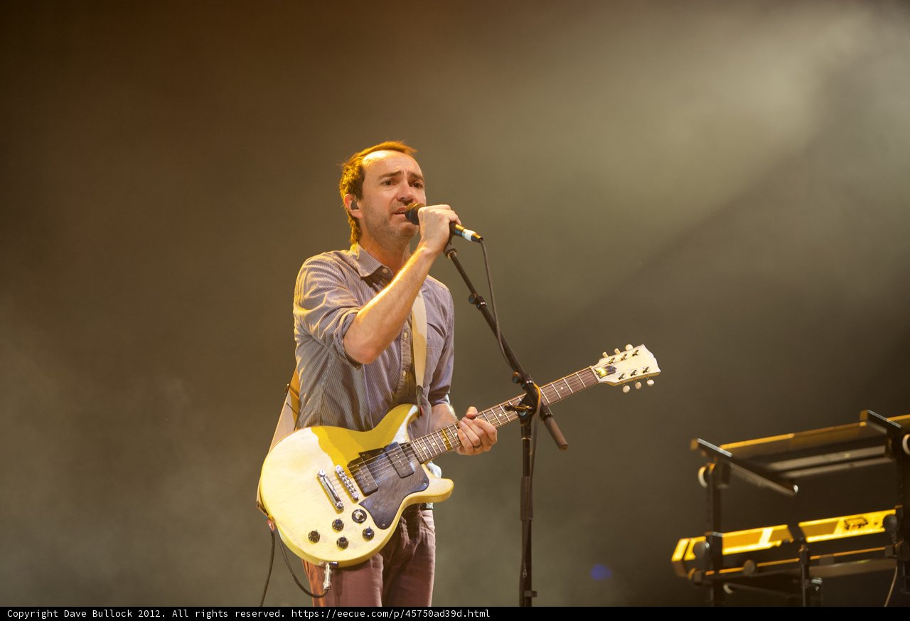 James Mercer rocks the stage with his guitar