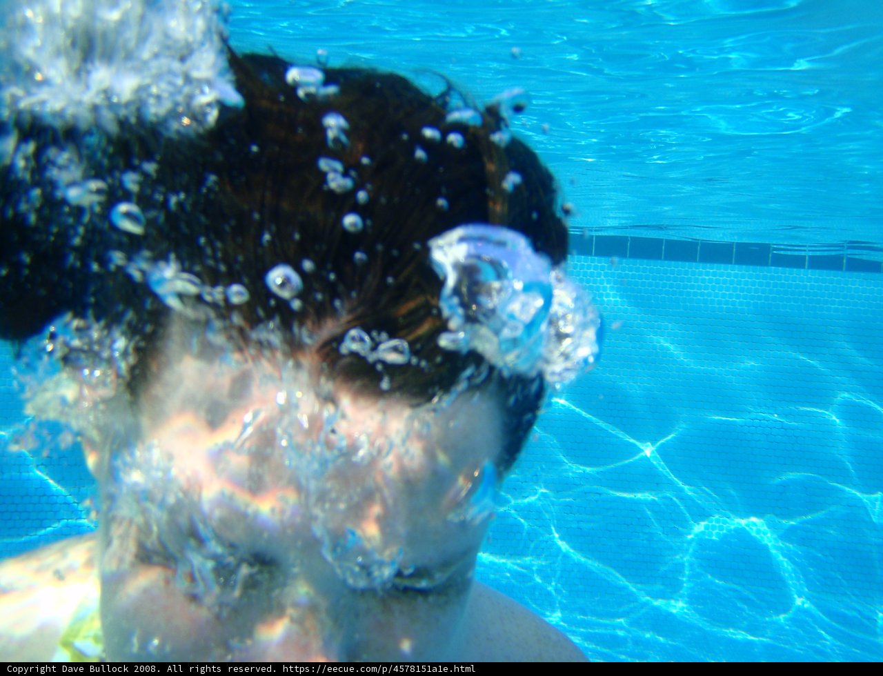 Bubbling underwater adventure