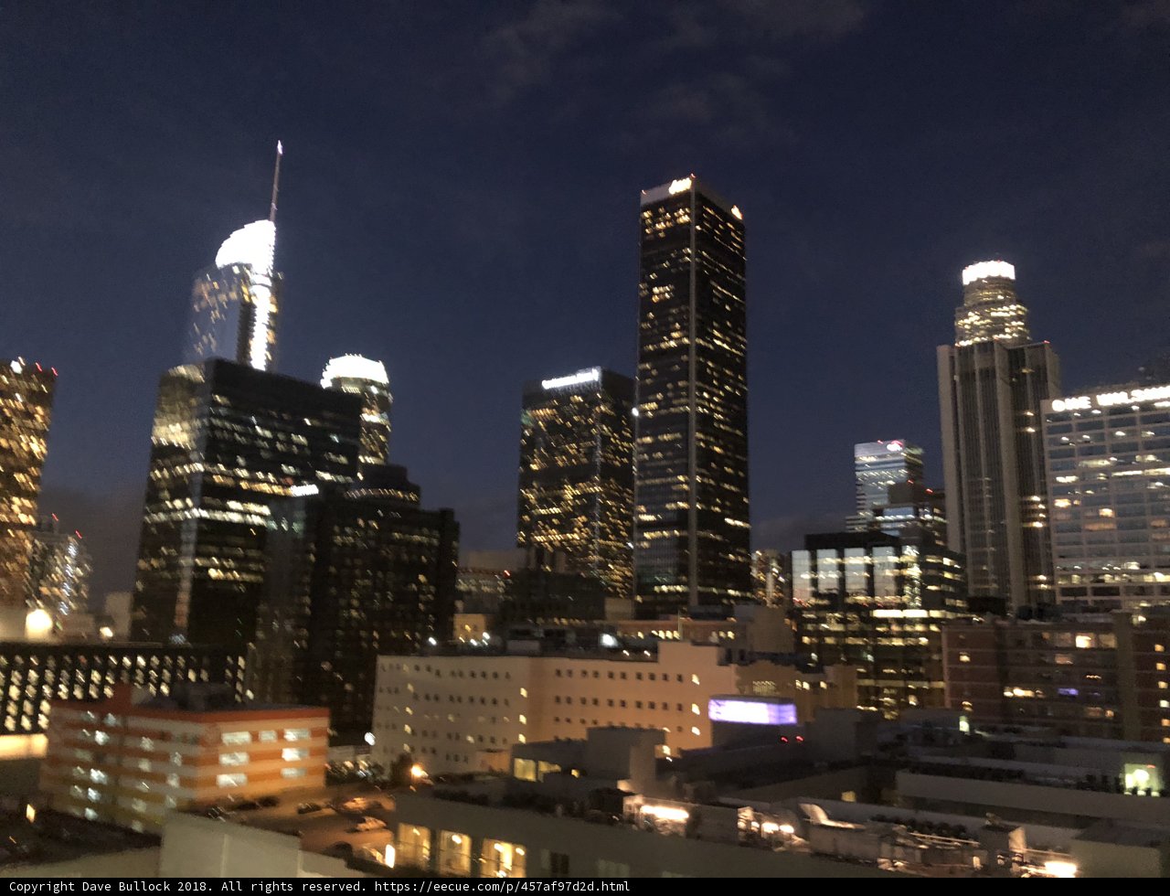 Glowing Metropolis at Night