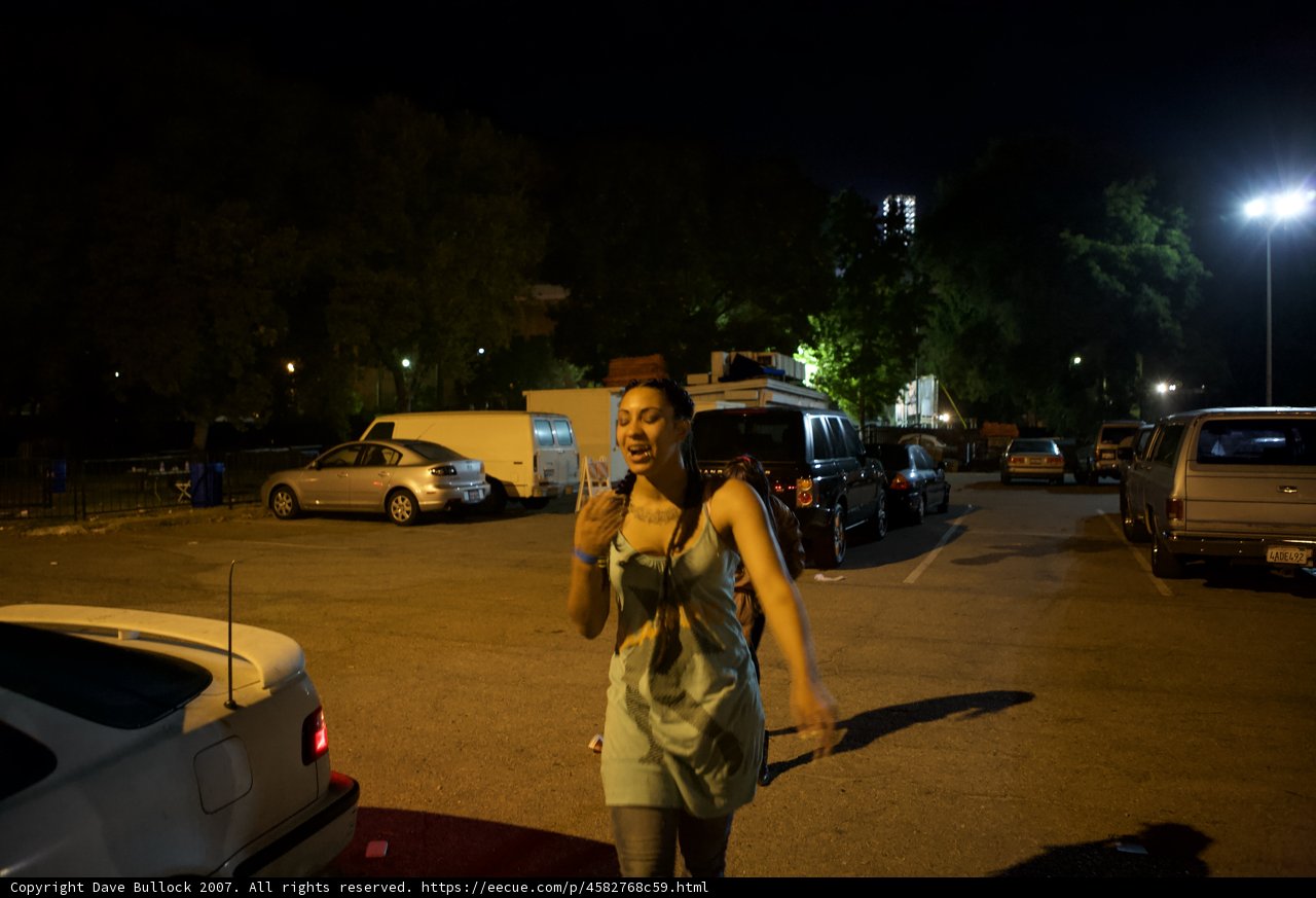 A Night Stroll in the Parking Lot
