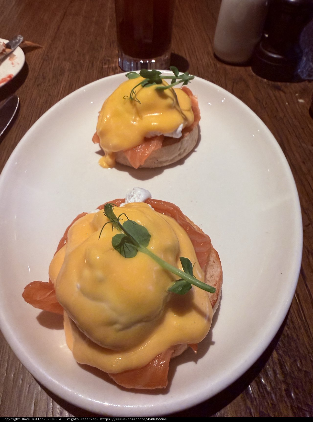 Eggs Benedict with Smoked Salmon Brunch