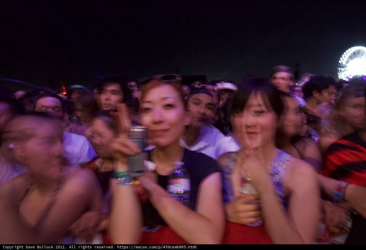 Partygoers at Coachella Night Club