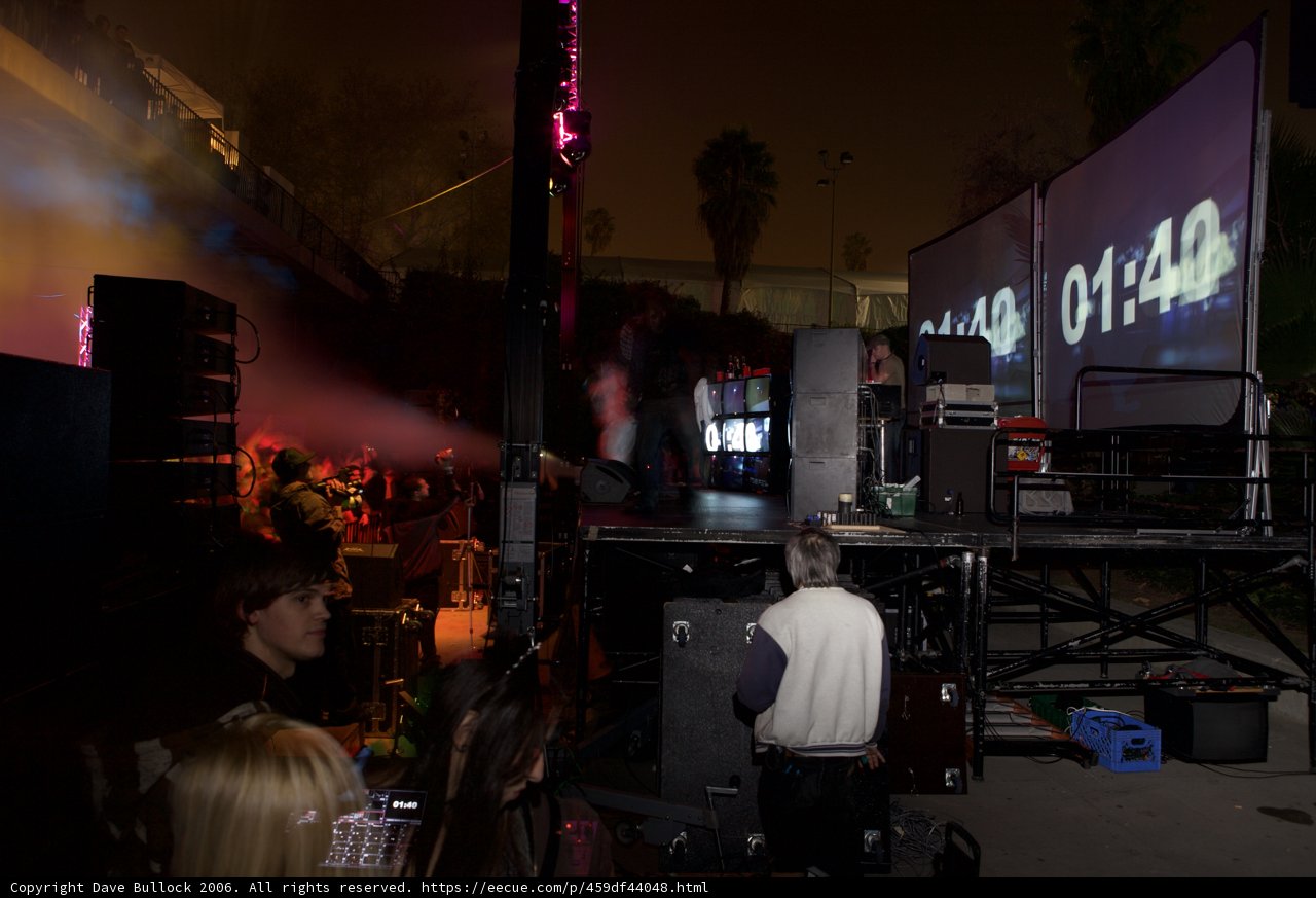 Nighttime Rave Music Performance