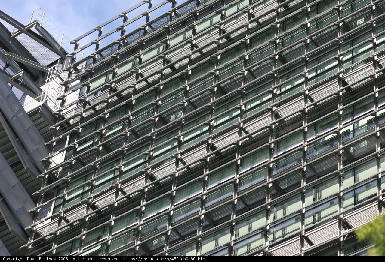 The Modern Metal and Glass Building in Little Tokyo