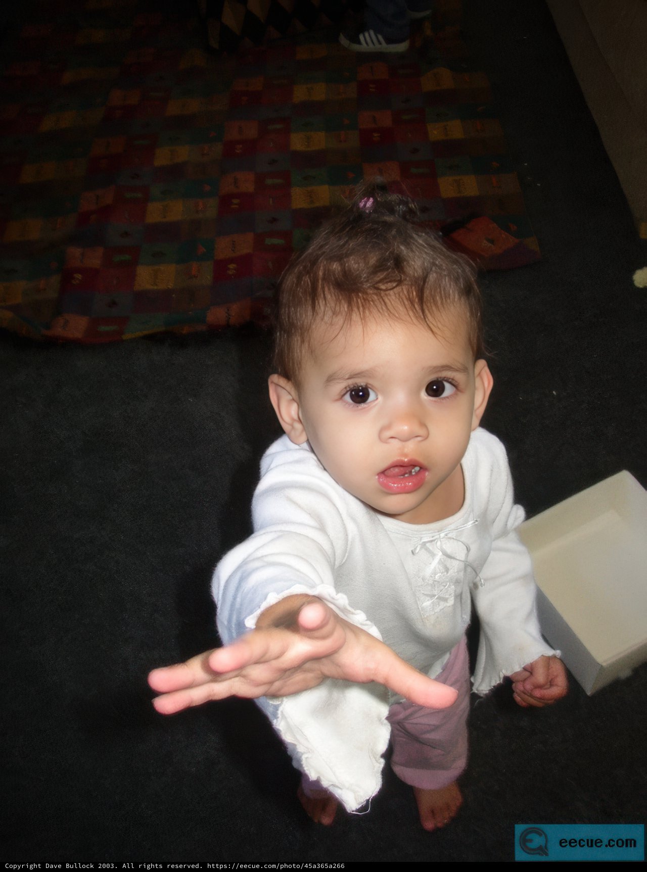 Baby Girl Reaching Out