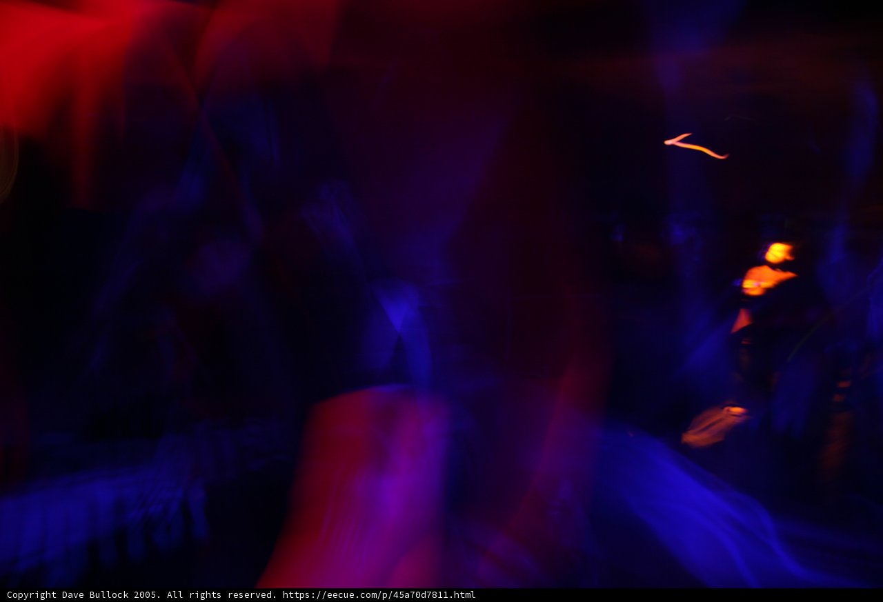 Blurred Night Club Encounter