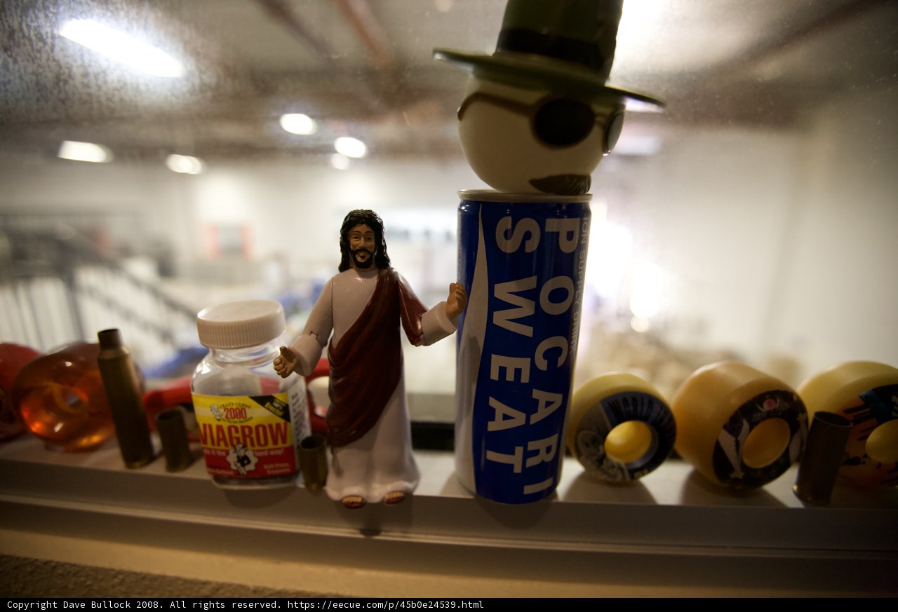 Jesus Figurine on the Shelf