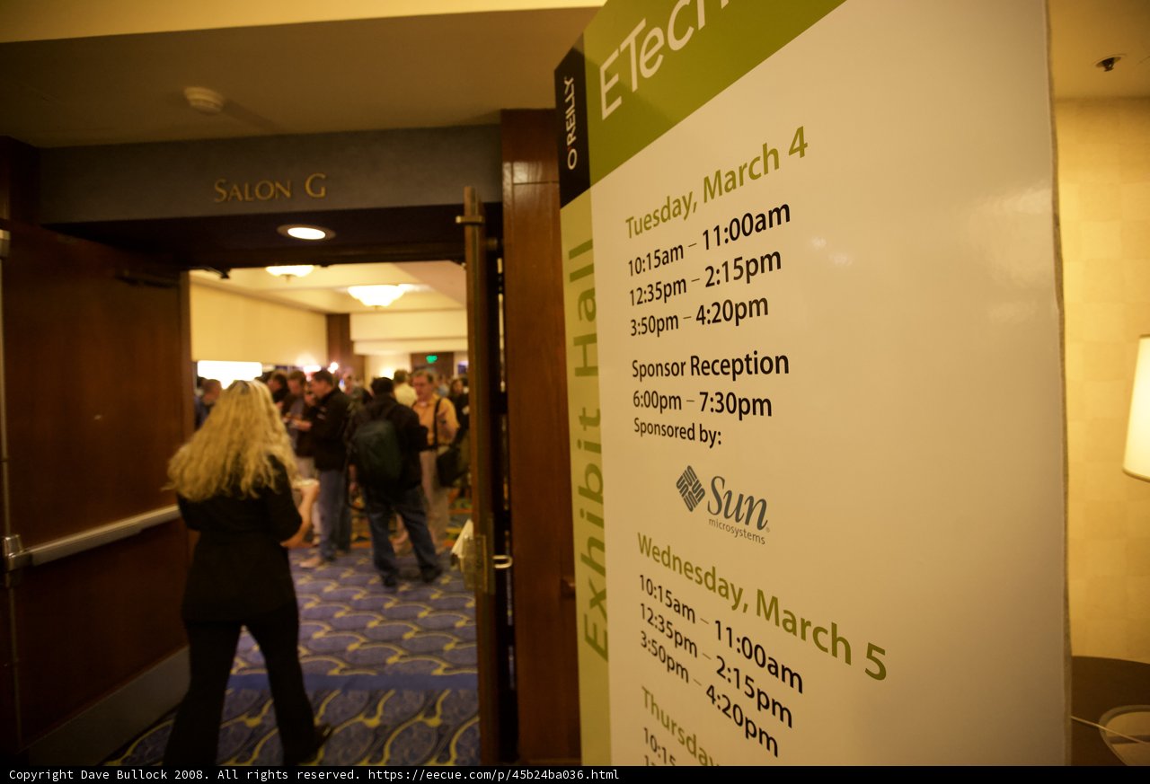 Event Lineup Sign in Indoor Corridor