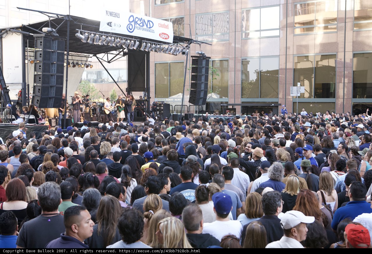Grand Performance by Ozomatli Draws Large Crowd