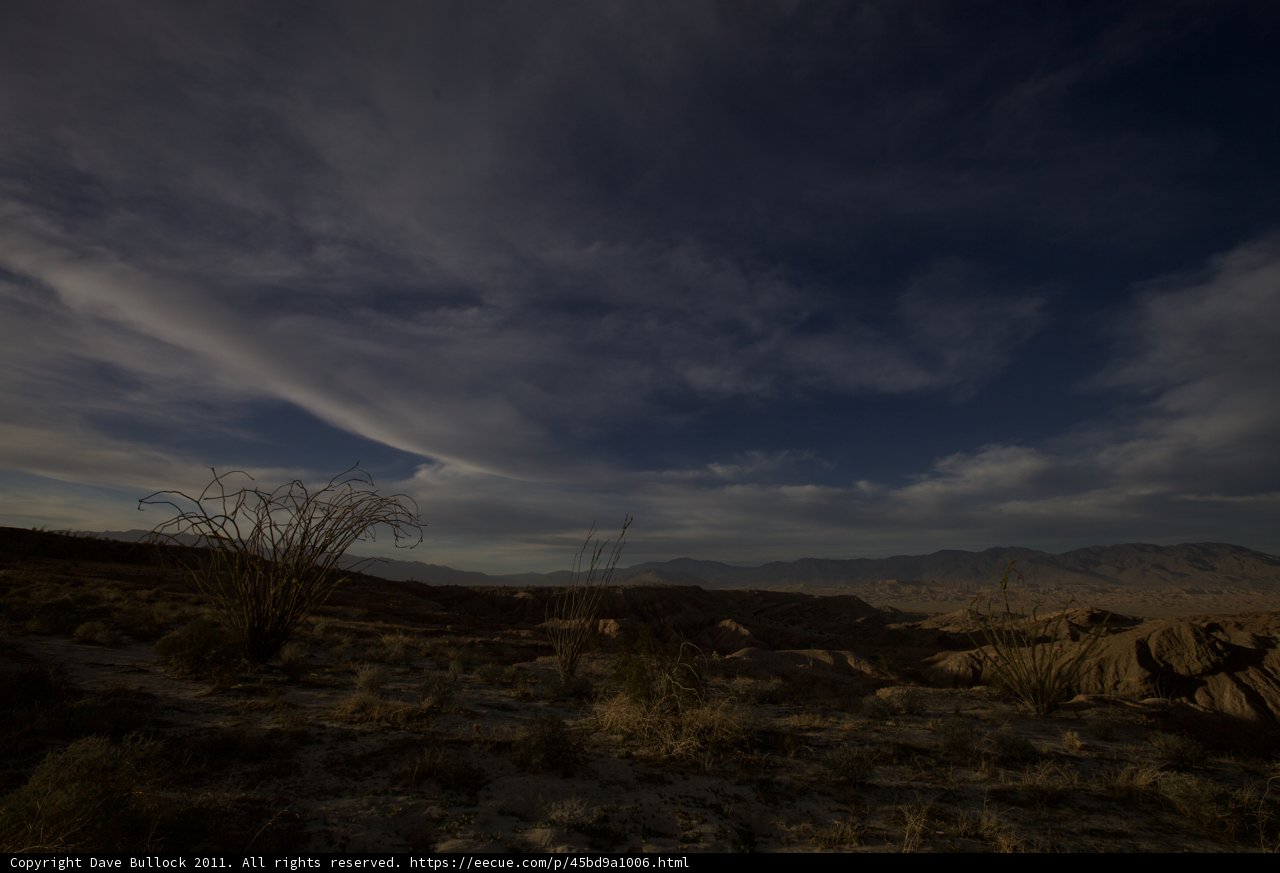 Night Sky Over Anza Borrego Desert