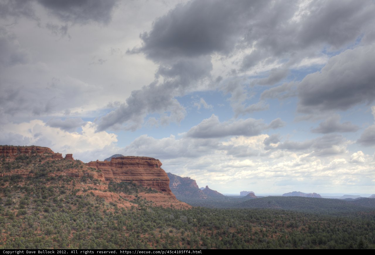 Majestic Red Rock Cliff in Sedona