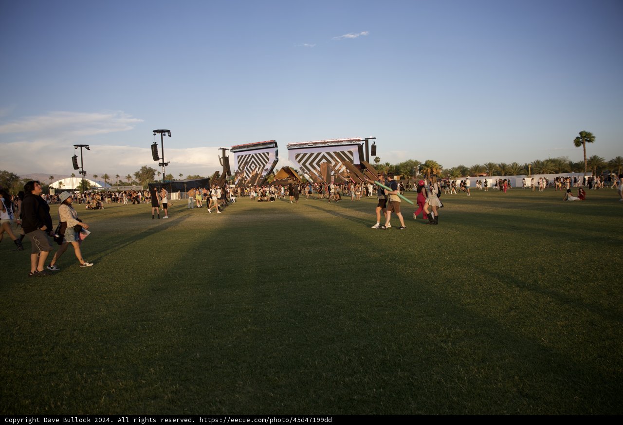 Sunset Festivities at Coachella 2024