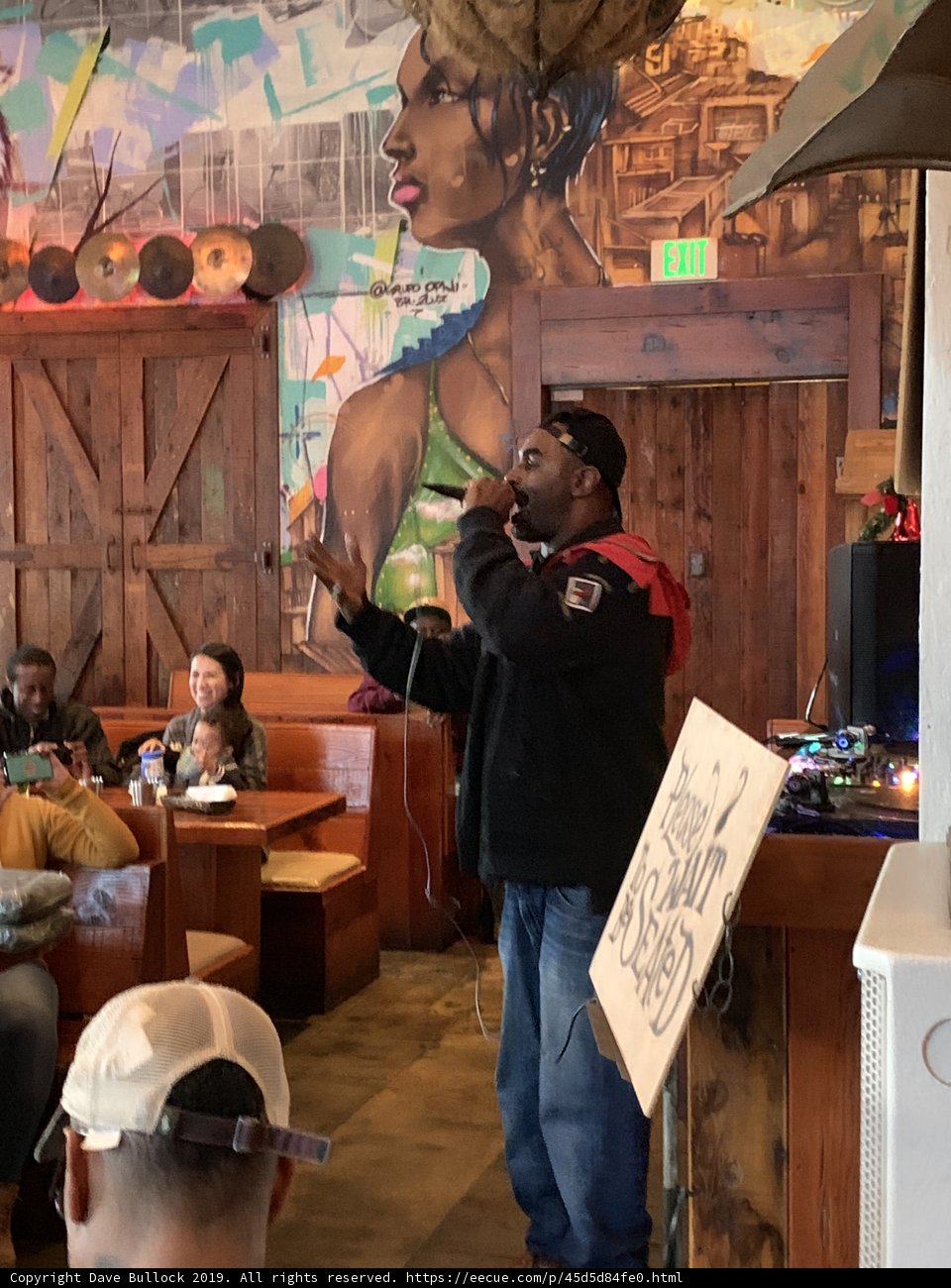 Public Speaking at a Restaurant