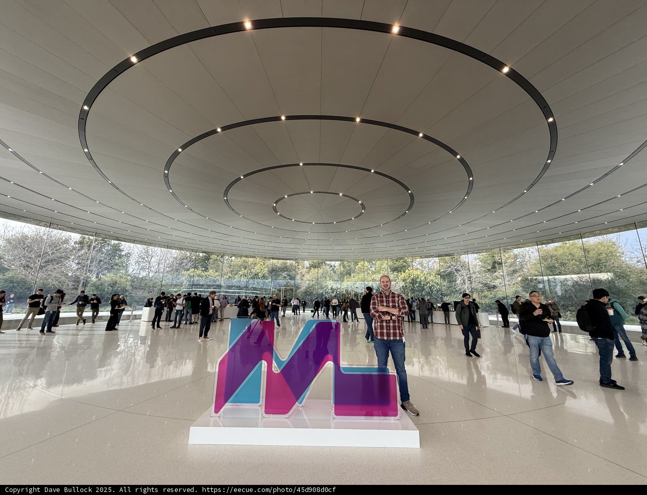 Gathering at the Steve Jobs Theater