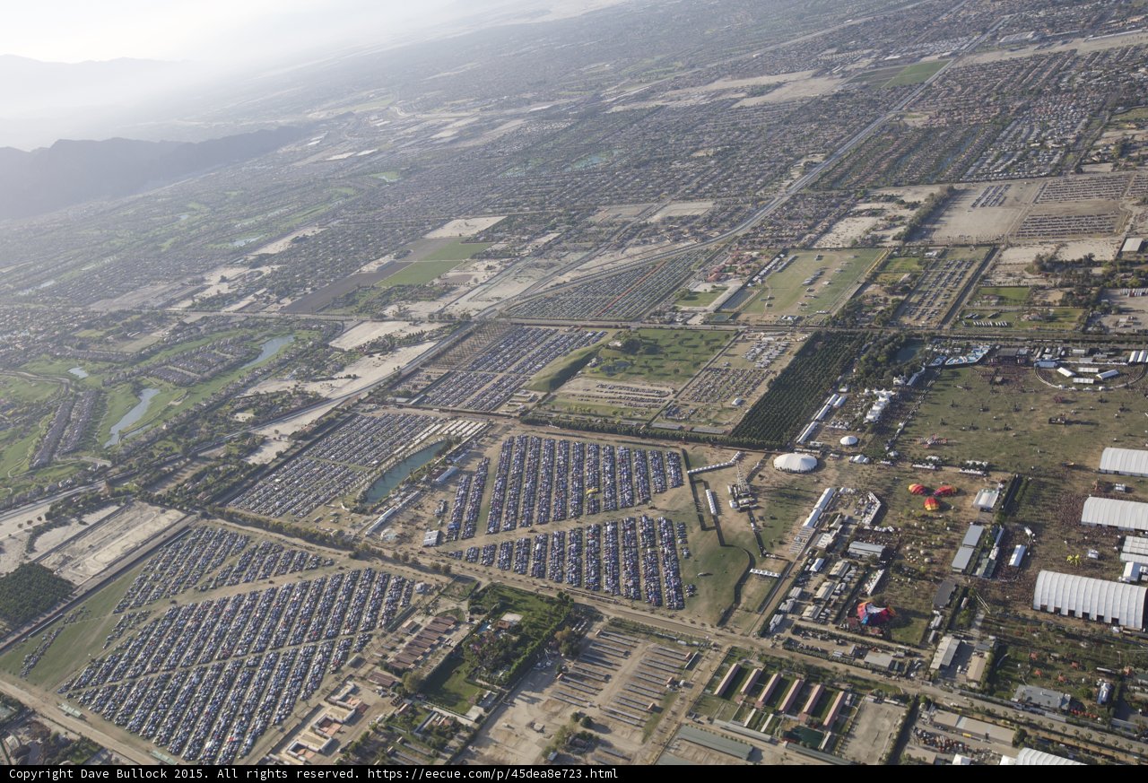 Bird's Eye View of Indio