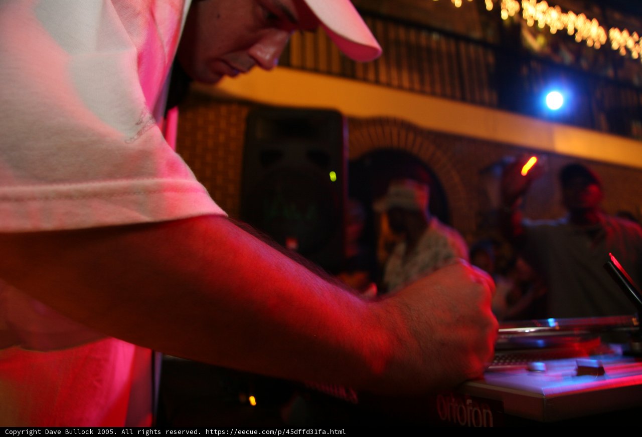Nightclub Deejay at Work