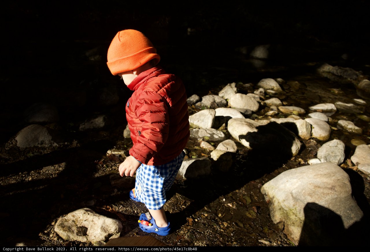 Bold Adventure: Young Explorer on the Rocks