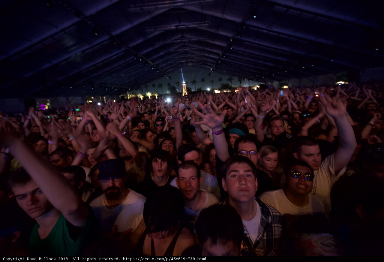 Urban Crowd at 2010 Coachella Concert