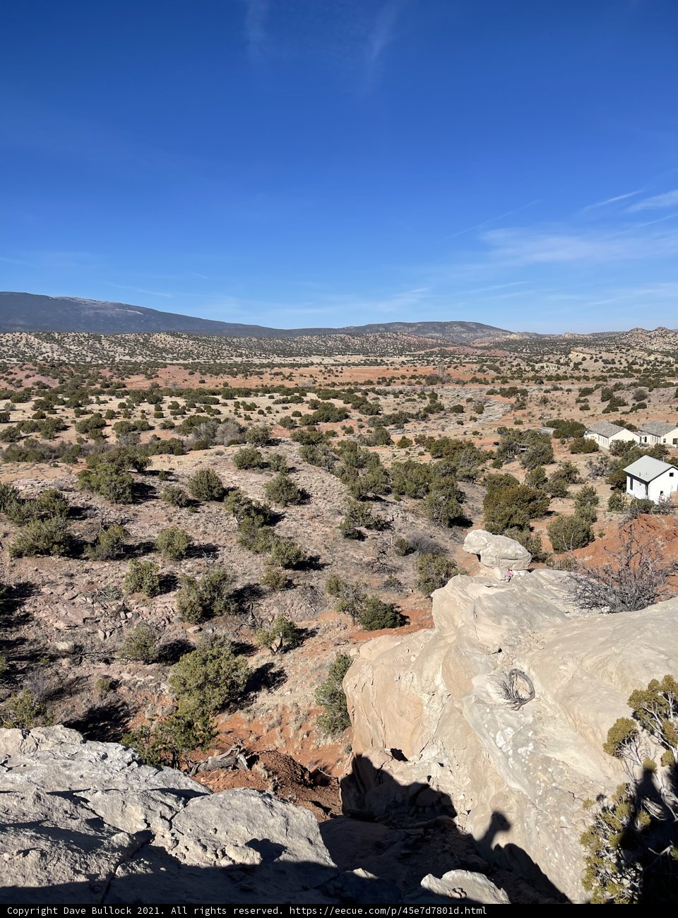 Cliffside View of the Breathtaking New Mexico Wilderness