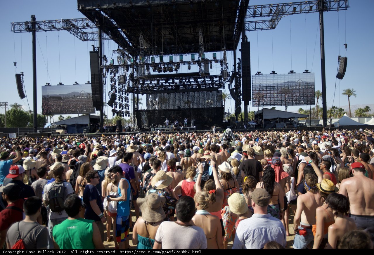 The Vibrant Crowd at Coachella 2012
