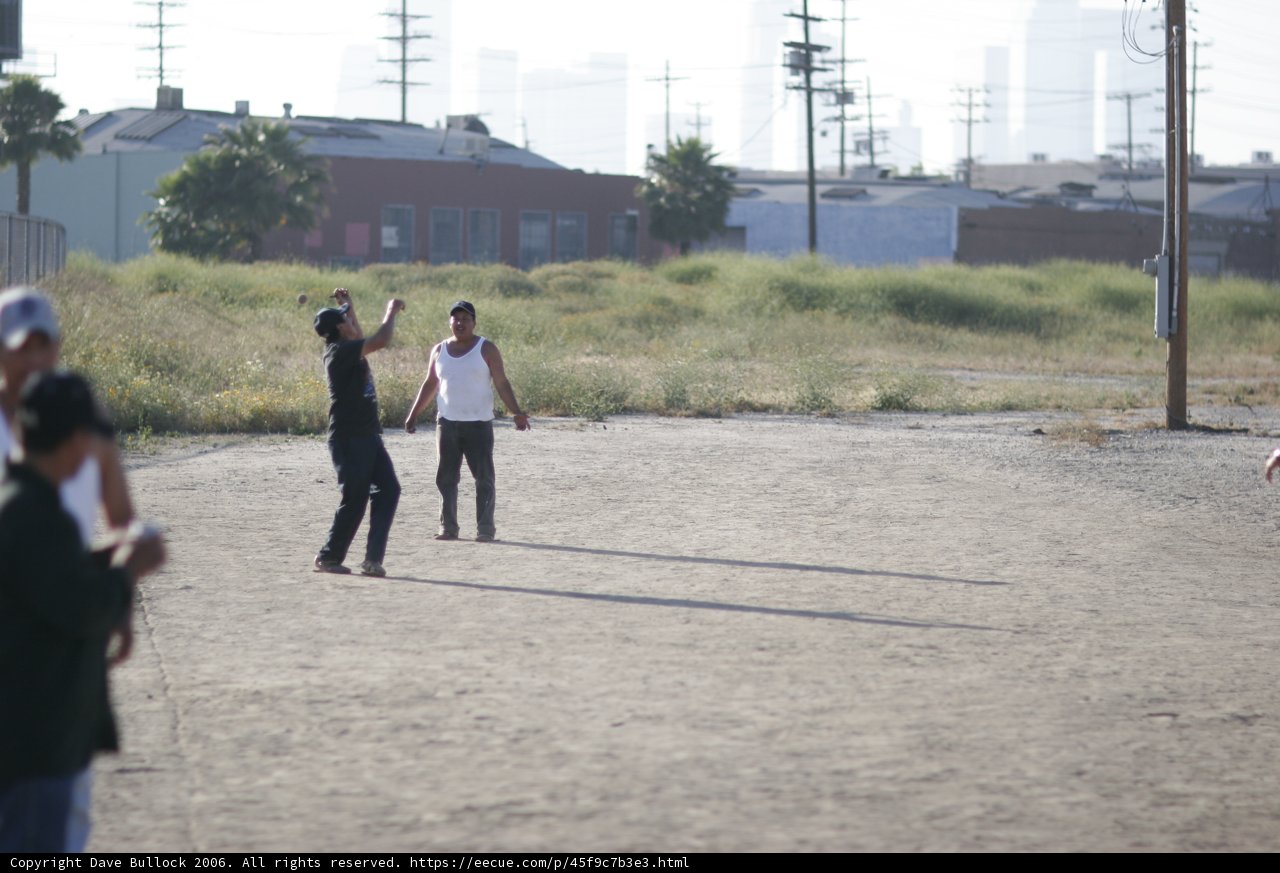 Baseball Game on the Grass