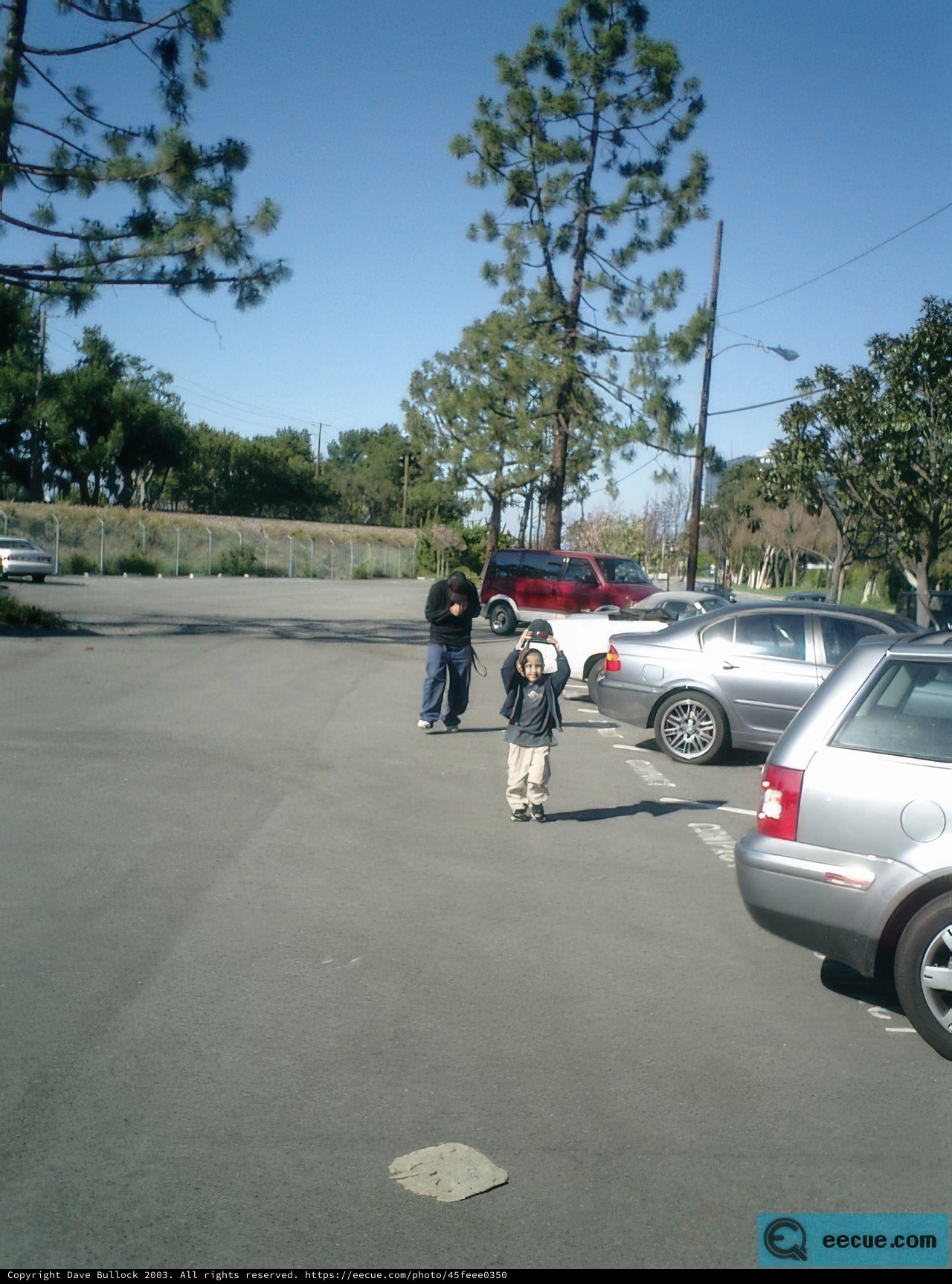 Walking through the Parking Lot