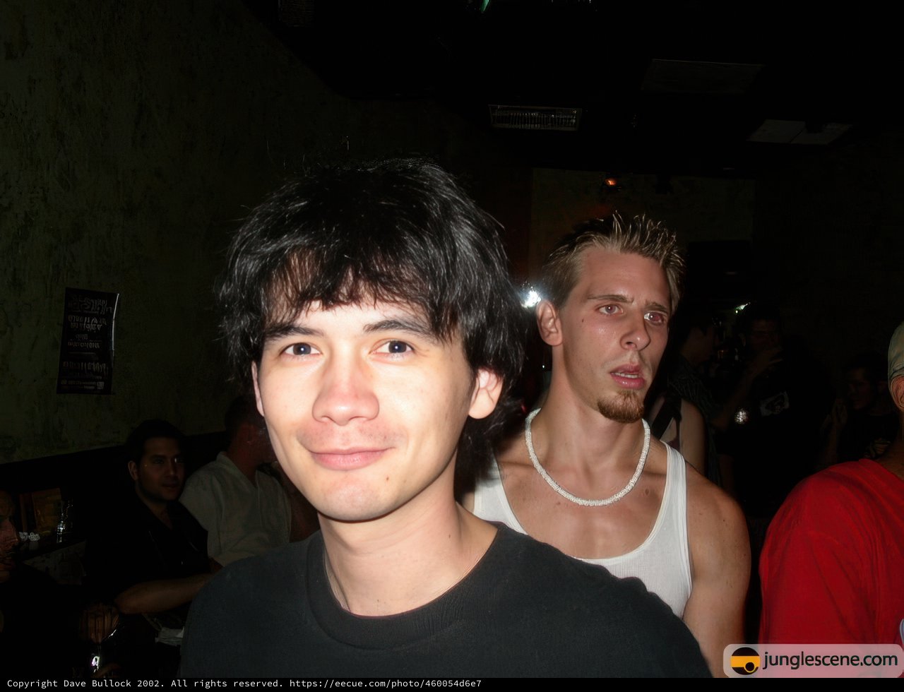 Partygoers Pose for a Portrait