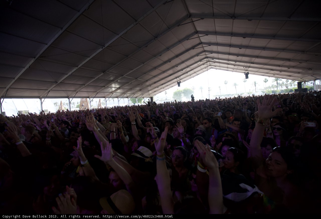 Crowd Goes Wild at Coachella Concert