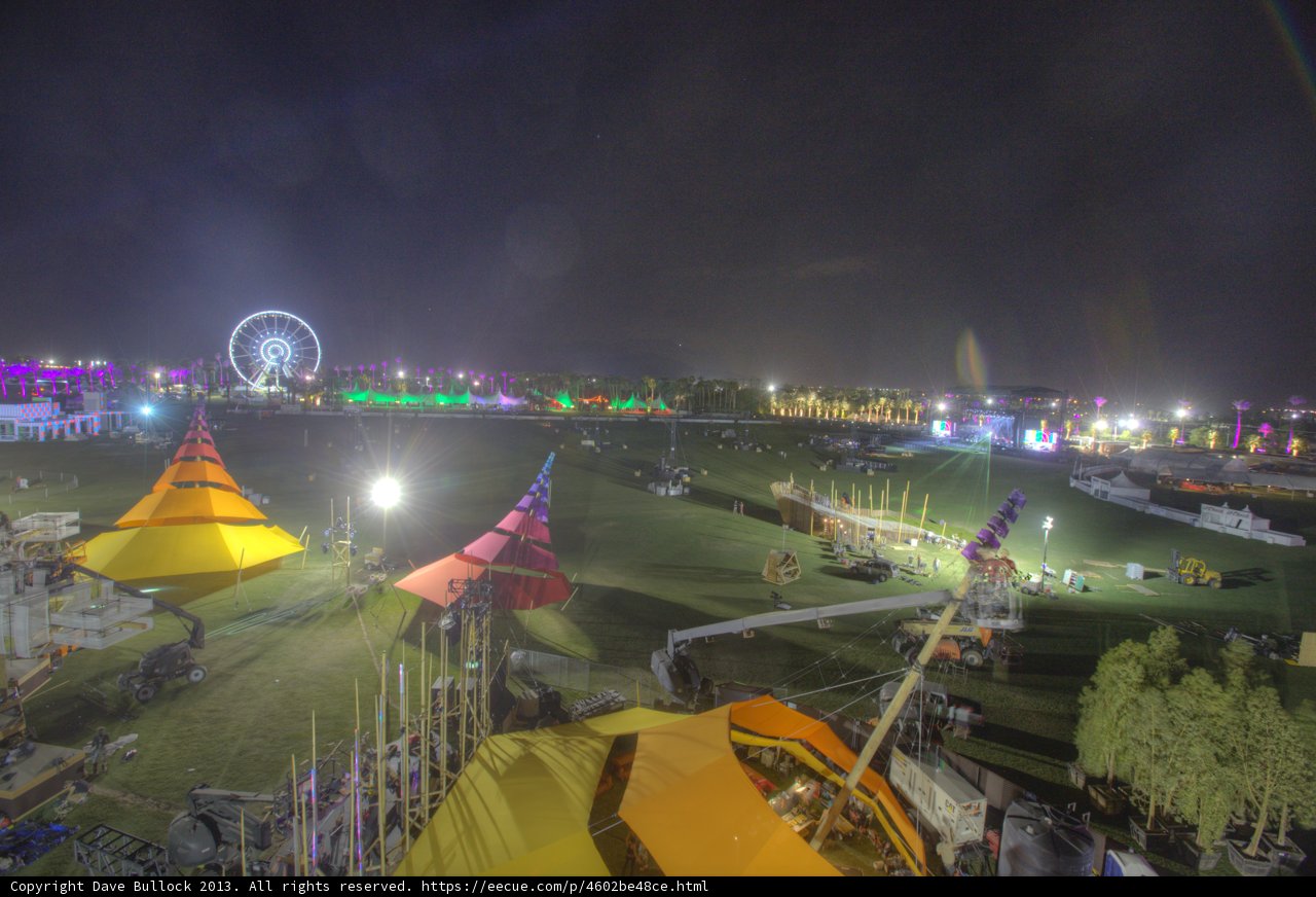 Nightfall at Coachella