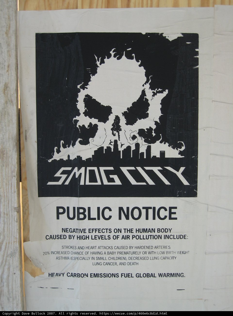 Smog City Public Notice Announcement