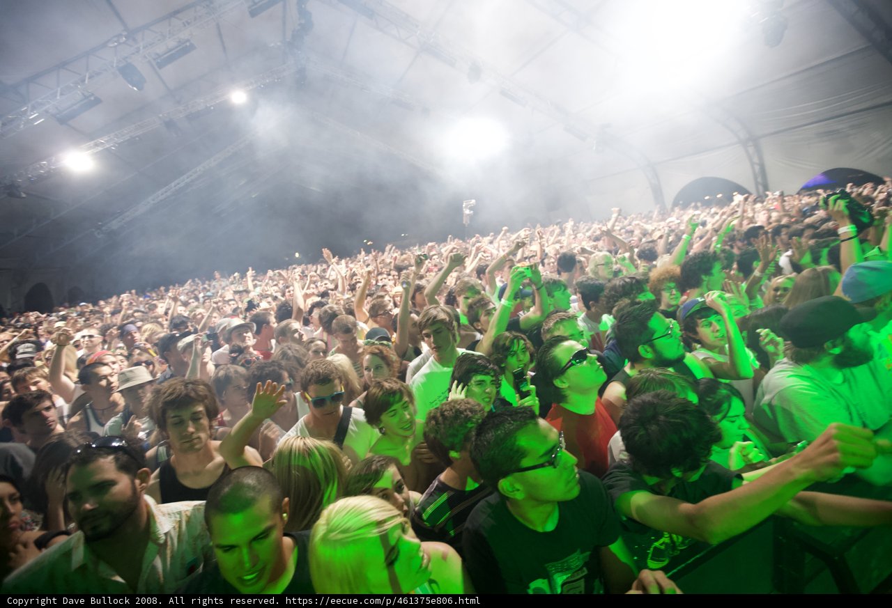 Coachella Concertgoers Raise the Roof with Excitement