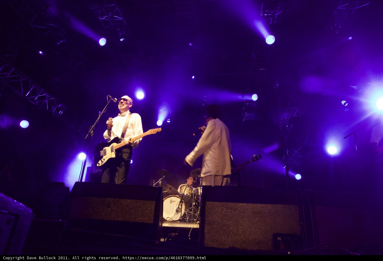 Mick Jones Rocks Coachella Concert Stage with Guitar Performance