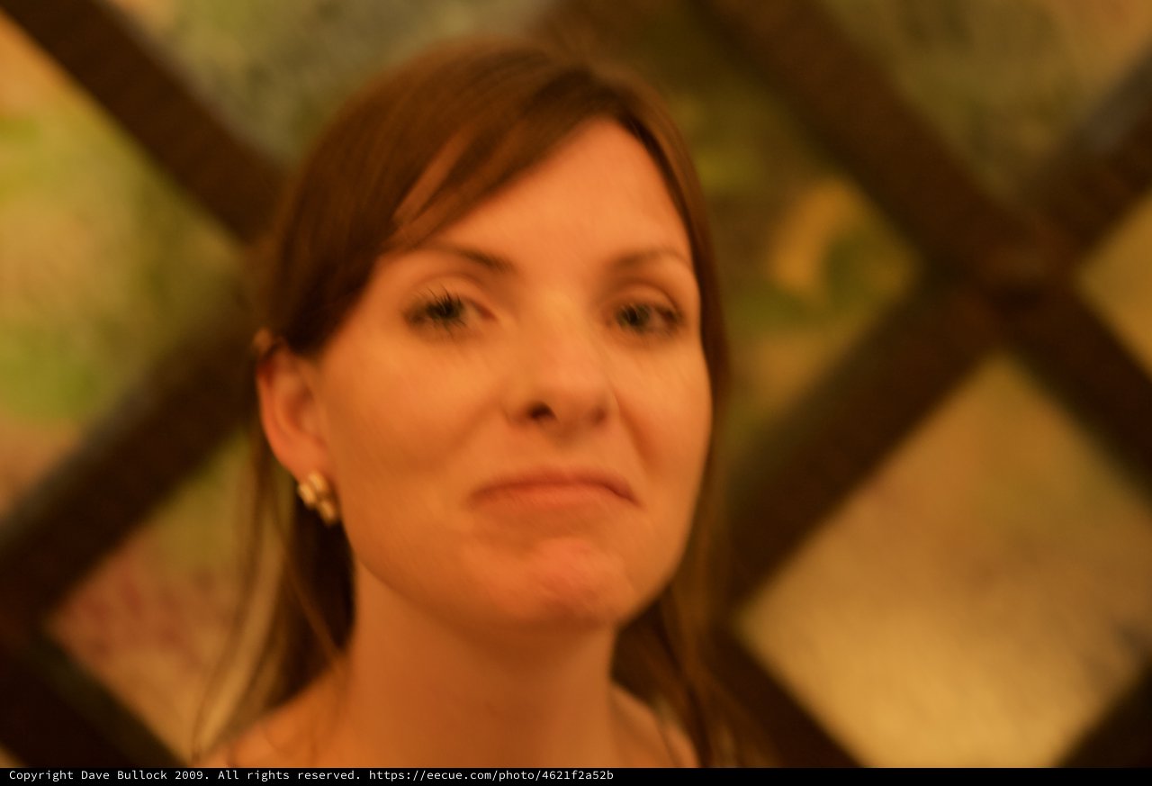 Contemplative Woman at DEF CON 17 Conference
