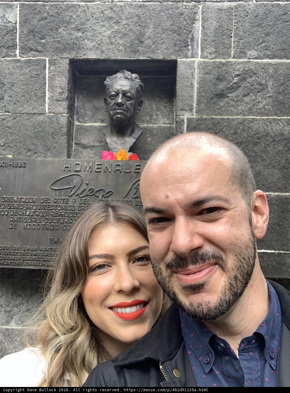 Selfie with a Statue