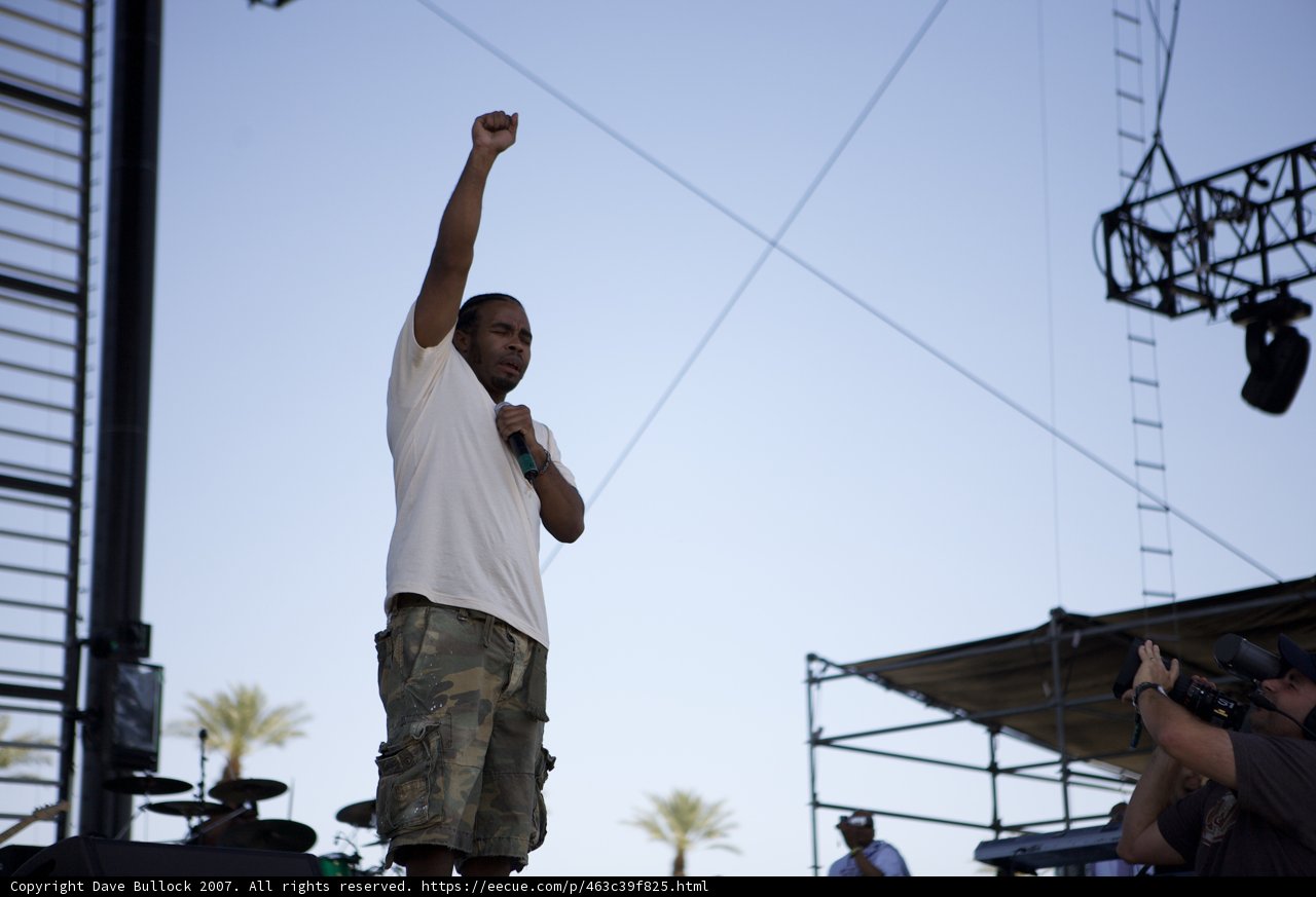 Pharoahe Monch Holding Up His Hand