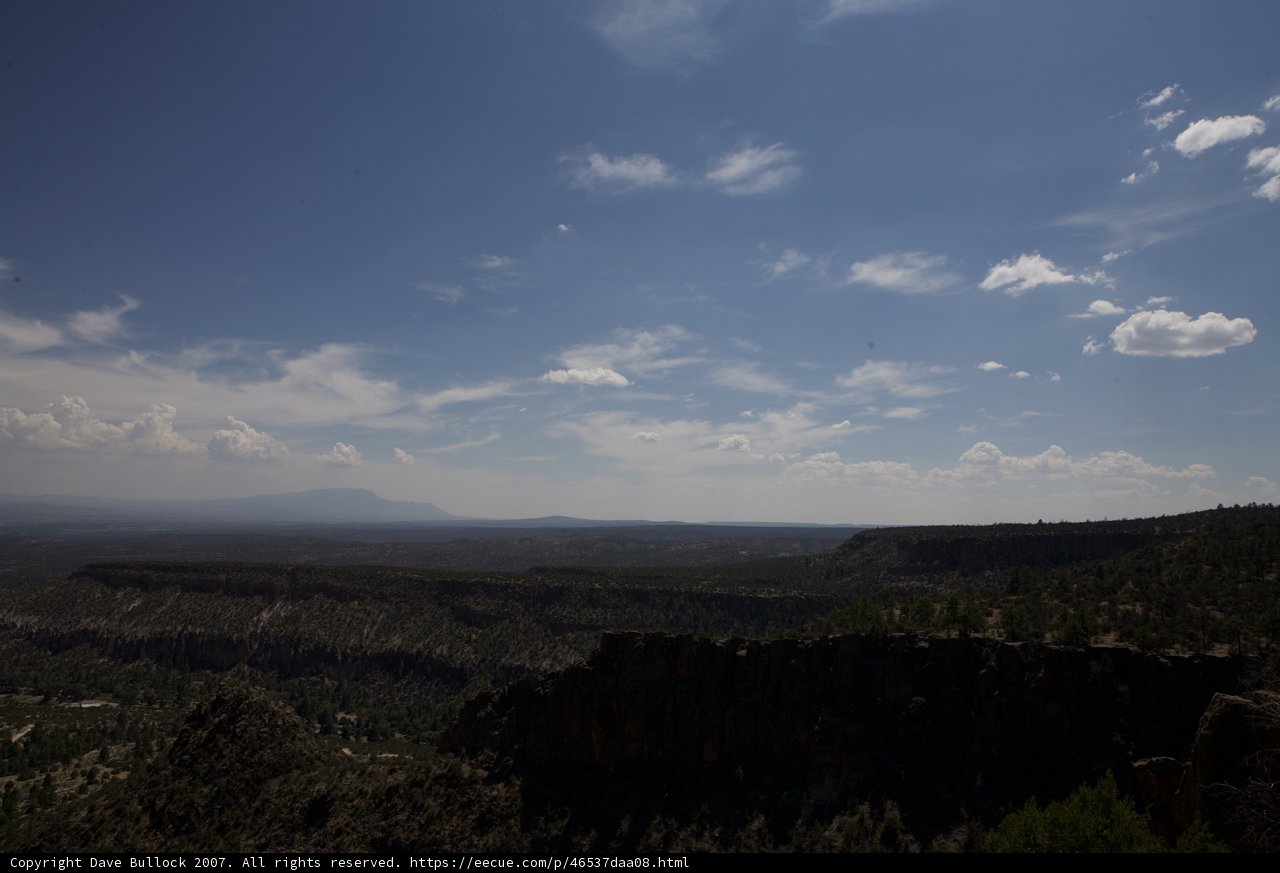 Cloudy Canyon View from Cliff
