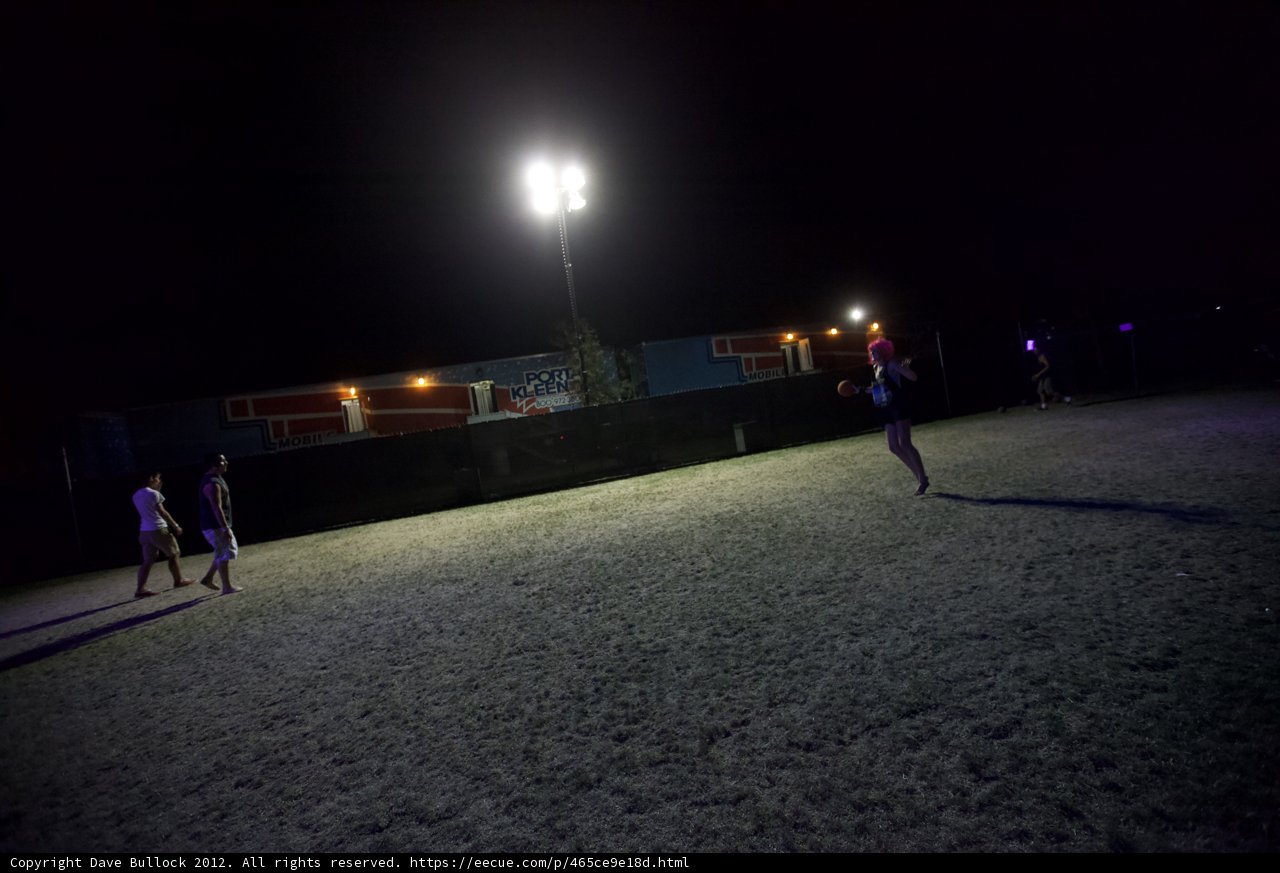 Midnight soccer under the stars