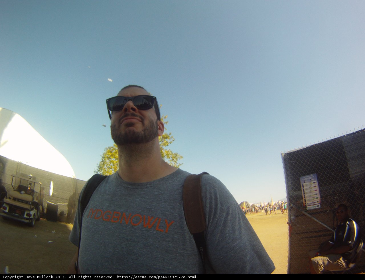 Dave B Rocks His Shades and Grey Tee