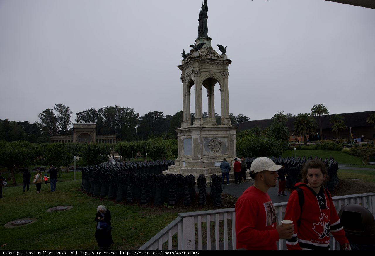 Cultural Congregation at Golden Gate Park Monument