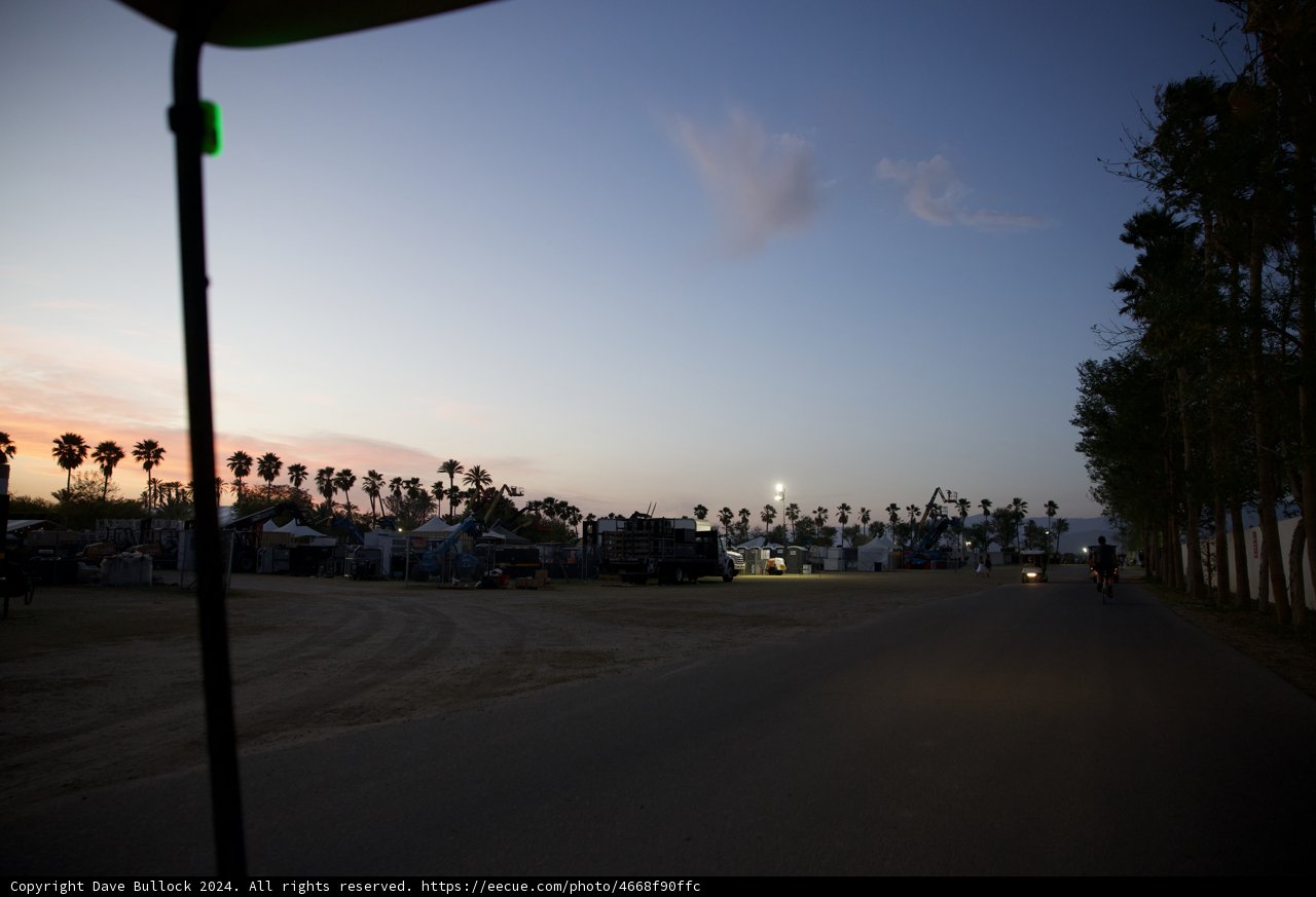 Dusk Settles Over Coachella 2024
