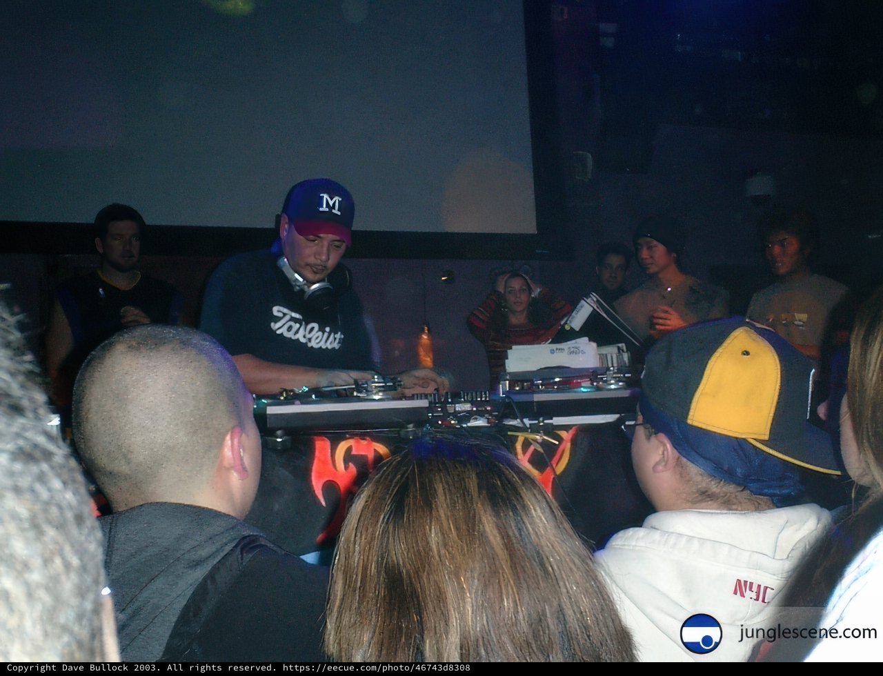 Party Deejay in a Baseball Cap