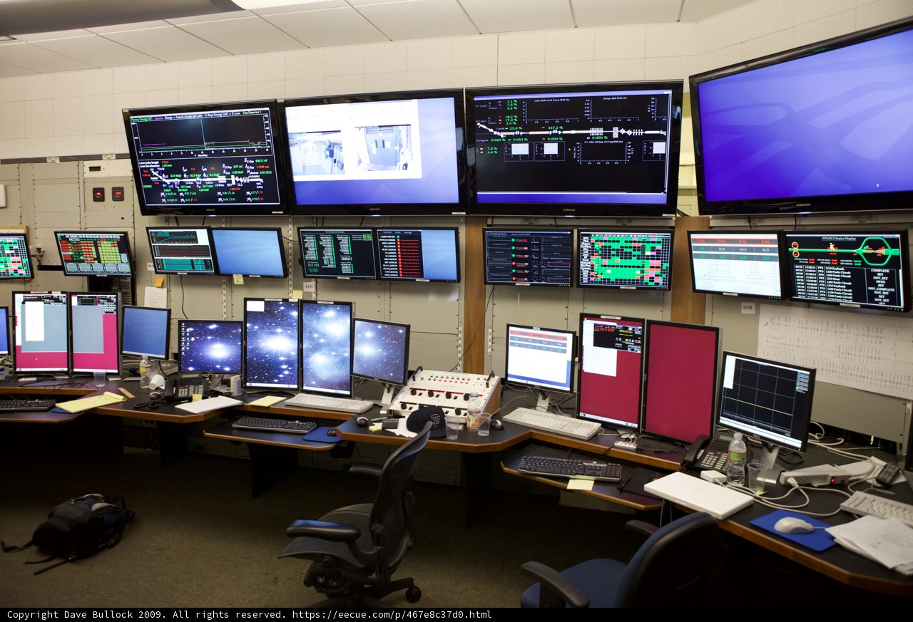 High-Tech Control Room