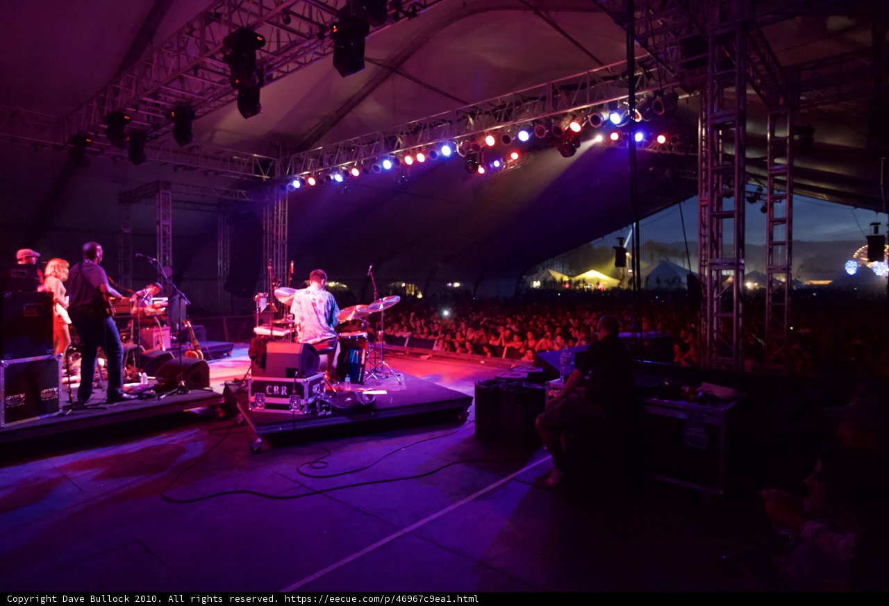 Rocking the Tent at Coachella